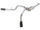 aFe MACHForce XP Exhaust 3in SS Dual Side Exit CB w/ Black Tips 2015 Ford F150 5.0L V8 CC/SB EC/LB - Mammoth Racing -