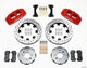 Wilwood Dynapro 6 Front Hat Kit 12.19in Drilled Red 94-01 Honda/Acura w/262mm Disc - Mammoth Racing -