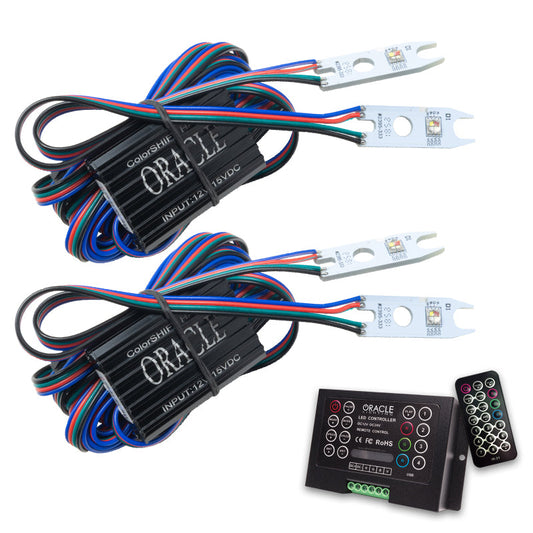 Oracle 15-17 Ford F-150 Headlight DRL Upgrade Kit - ColorSHIFT w/ 2.0 Controller - Mammoth Racing -