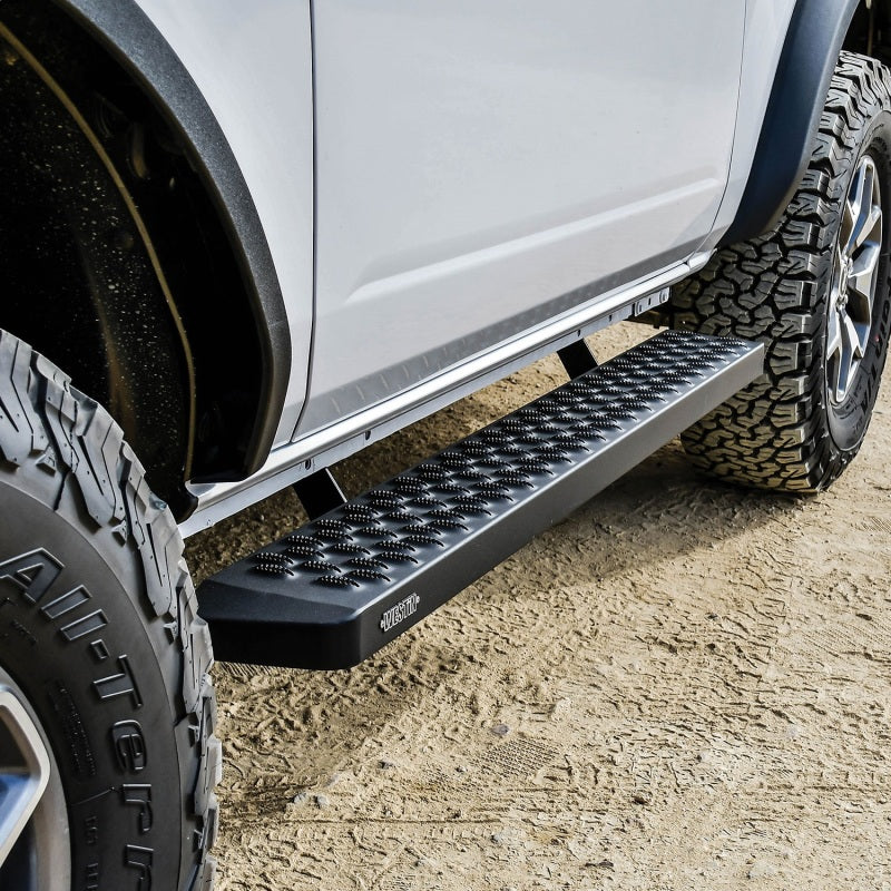 Westin Grate Steps Running Boards 54 in - Textured Black - Mammoth Racing -