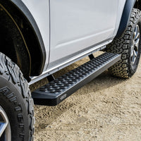 Westin Grate Steps Running Boards 54 in - Textured Black - Mammoth Racing -