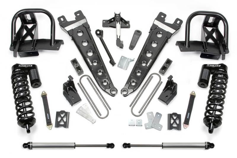 Fabtech 08-10 Ford F250 4WD 6in Rad Arm Sys w/Dlss 4.0 C/o& Rr Dlss - Mammoth Racing -