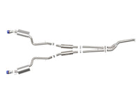 aFe POWER Takeda 16-17 Lexus IS200t L4-2.0L (t) 2.5in-3in 304 SS CB Exhaust w/ Blue Tip - Mammoth Racing -