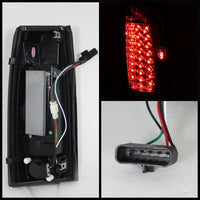 Spyder Chevy C/K Series 1500 88-98/Blazer 92-94 LED Tail Lights Red Clear ALT-YD-CCK88-LED-RC - Mammoth Racing -