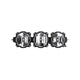 KC HiLiTES Universal 50in. Pro6 Gravity LED 8-Light 160w Combo Beam Radius Light Bar - Mammoth Racing -
