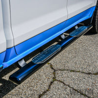 Westin 19-21 Chevrolet Silverado Crew Cab PRO TRAXX 6 Oval Nerf Step Bars - Black - Mammoth Racing -