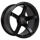 Enkei Kojin 18x8 45mm Offset 5x112 Bolt Pattern 72.6mm Bore Dia Matte Black Wheel - Mammoth Racing -