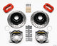 Wilwood Forged Dynalite P/S Park Brake Kit Drilled Red Ford 8.8 w/2.5in Offset-5 Lug - My Store