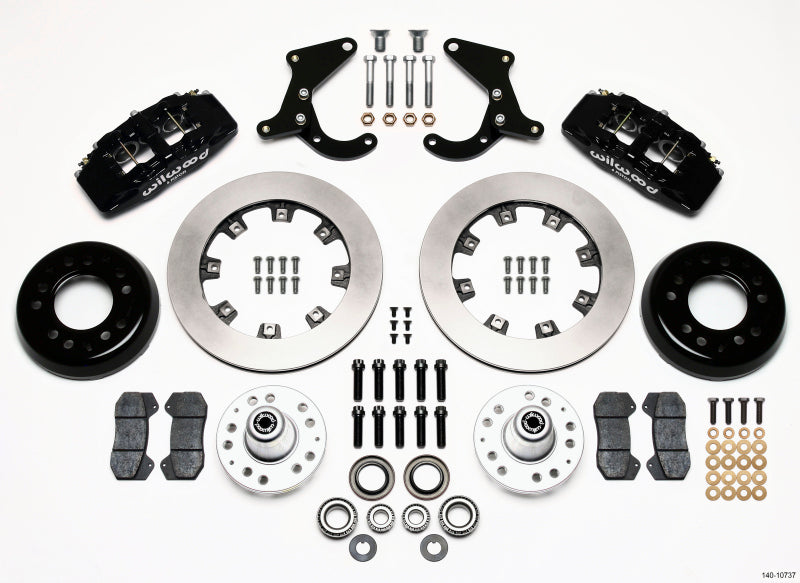 Wilwood Dynapro 6 Front Hub Kit 12.19in 55-57 Chevy - Mammoth Racing -