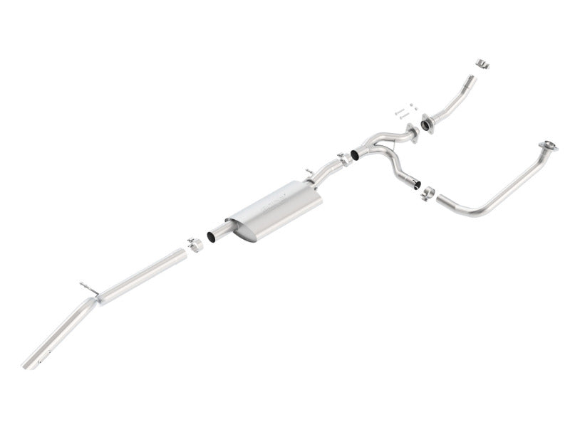 Borla 12-15 Jeep Wrangler 3.6L V6 Auto/Manual Trans Turndown Tip Dual Left Rear Exit Exhaust - My Store