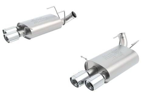 Borla 13-14 Mustang Shelby GT500 GT 5.8L V8 RWD Dual Split Rear Exit ATAK Exhaust Rear Section Only - Mammoth Racing -
