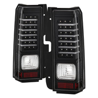 Xtune Hummer H3 06-09 ( Non H3T ) LED Tail Lights Black ALT-ON-HH306-LED-BK - Mammoth Racing -