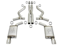 aFe 20-22 Audi RS6 Avant V8 4L(tt) MACH Force-Xp 3in to 2.5in 304 SS Cat-Back Exhaust w/Polished Tip - Mammoth Racing -