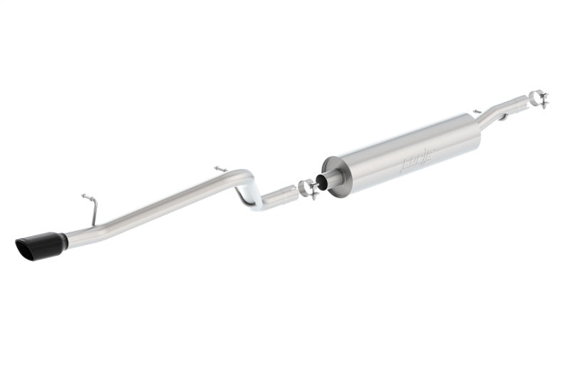 Borla 12-16 Jeep Wrangler V6 4WD Dirt Sport Cat-Back 2.5in Single Square Rolled Angle Cut Rear - My Store