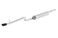 Borla 12-16 Jeep Wrangler V6 4WD Dirt Sport Cat-Back 2.5in Single Square Rolled Angle Cut Rear - My Store