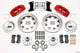 Wilwood Dynapro 6 Front Hub Kit 12.19in Drilled Red 67-69 Camaro (*Line Kit Needed*) - Mammoth Racing -