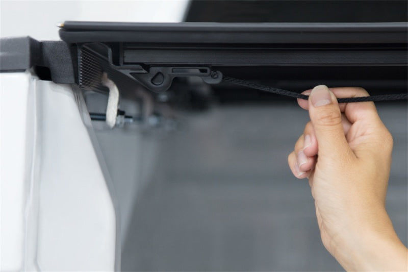 Access Lomax Tri-Fold Cover 07-19 Toyota Tundra - 6ft 6in Bed (w/ Deck Rail) - Matte Black - My Store