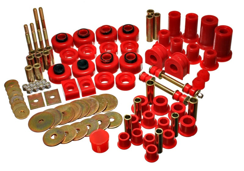 Energy Suspension 97-03 Ford F150 Pickup 2WD Std Cab/Xtd Cab/Super Crew Cab Red Hyper-flex Master Bu - Mammoth Racing -