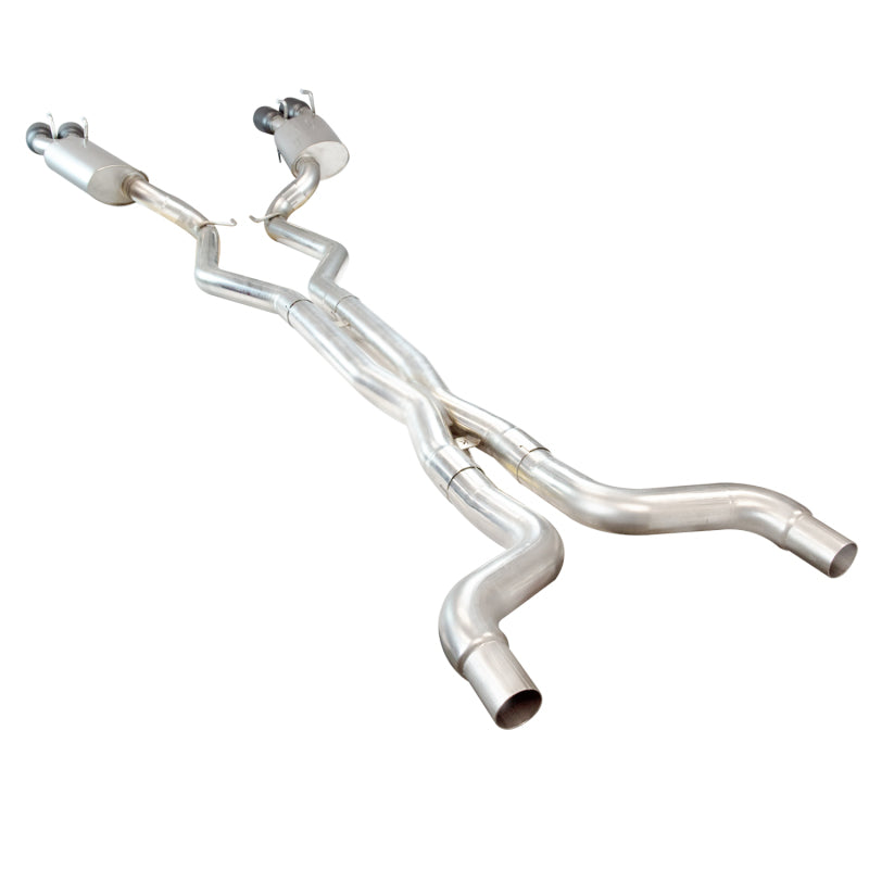 Kooks 10-15 Chevy Camaro Ss/zl1/1le 3in Cat Back w/ 4in Slash Cut Black Tips - Mammoth Racing -