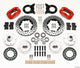 Wilwood Dynapro Dust-Boot Front Kit 11.00in Dril Red 1965-1969 Mustang Disc & Drum Spindle - My Store