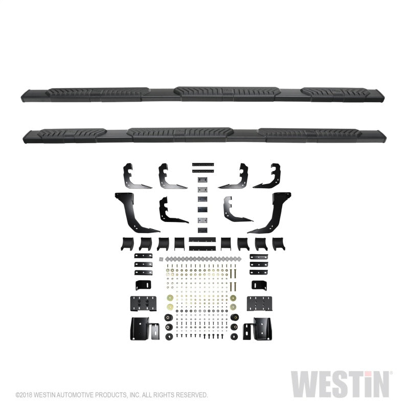 Westin 19-21 Ram 1500 Crew Cab R5 M-Series Wheel-to-Wheel Nerf Step Bars - Black - Mammoth Racing -