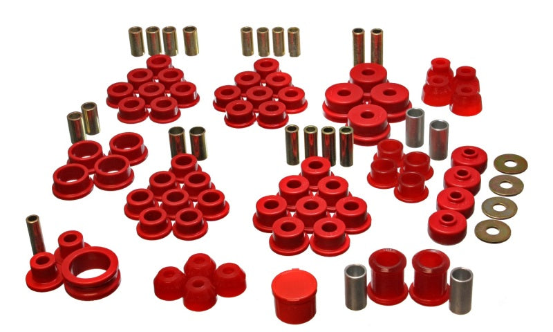 Energy Suspension 84-95 Chevrolet Corvette Red Hyper-flex Master Bushing Set - Mammoth Racing -