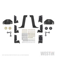 Westin 99-16 Ford F-250/350/450/550 CC (6.75ft Bed) HDX Drop Whl to Whl Nerf Step Bars - Text Blk - Mammoth Racing -