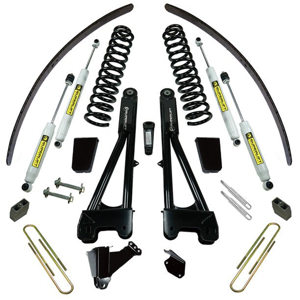 Superlift 05-07 Ford F-250 SuperDuty 4WD 8in Lift Kit Component Box w/ Replacement Radius Arms- Rear - Mammoth Racing -