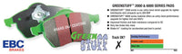 EBC 15+ Hyundai Sonata 1.6 Turbo (Elec Park Brake) Greenstuff Front Brake Pads - My Store