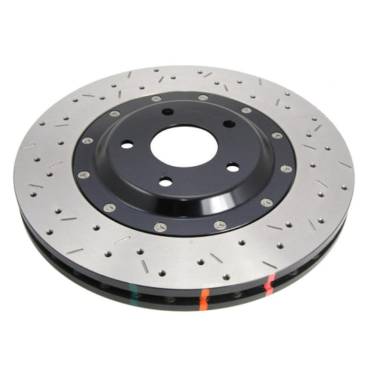 DBA 05-12 Corvette C6 w/Z06 pkg Front Drilled & Slotted 5000 Series 2 Pc Rotor w/ Black Ha - Mammoth Racing -