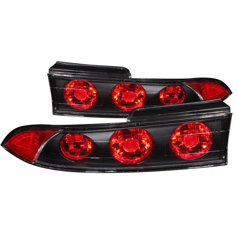 ANZO 1995-1999 Mitsubishi Eclipse Taillights Black - My Store