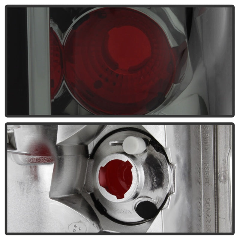 Spyder Chevy Avalanche 02-06 Euro Style Tail Lights Smoke ALT-YD-CAV04-SM - Mammoth Racing -