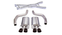 Corsa 06-13 Chevrolet Corvette C6 Z06 7.0L V8 Black Sport Cat-Back Exhaust - Mammoth Racing -