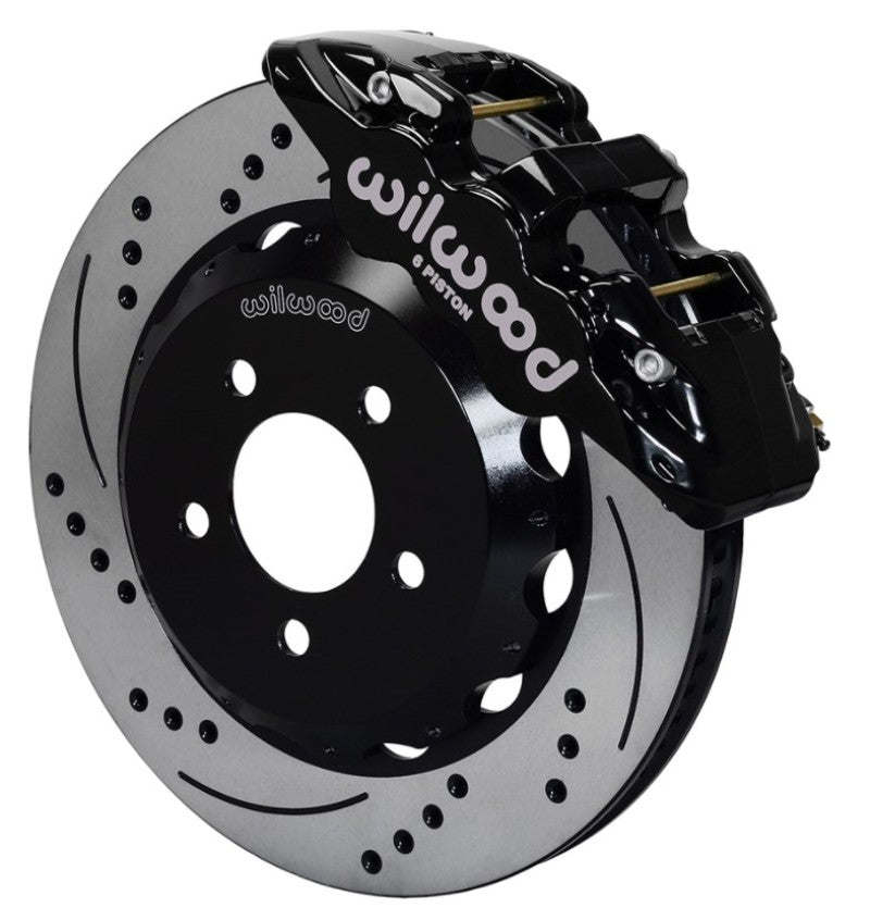 Wilwood Aero6 Front Hat Kit 15.00 Drilled 2016-Up Camaro w/Lines - My Store