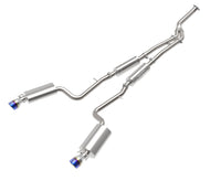 aFe POWER Takeda 16-17 Lexus IS200t L4-2.0L (t) 2.5in-3in 304 SS CB Exhaust w/ Blue Tip - Mammoth Racing -