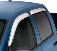 AVS 99-07 Chevy Silverado 1500 Ext. Cab Ventvisor Front & Rear Window Deflectors 4pc - Chrome - Mammoth Racing -