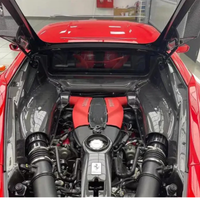 Dry Carbon Fiber Engine Bay Compartment for Ferrari F8