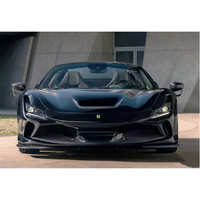 Dry Carbon Fiber Hood Air Guide Trim for Ferrari F8