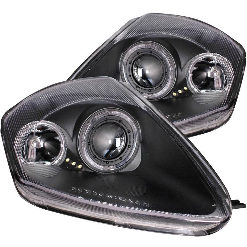 ANZO 2000-2005 Mitsubishi Eclipse Projector Headlights w/ Halo Black - My Store