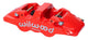 Wilwood Caliper - Aero4-DS Forged Four-Piston Caliper Black 1.12in Piston 1.10in Rotor - Red - Mammoth Racing -