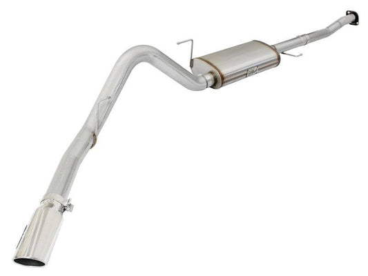 aFe MACHForce XP Exhaust 3in-3.5in SS Single Side Ext CB w/ Polished Tips 15 Ford F150 V8 5.0L CC/SB - My Store