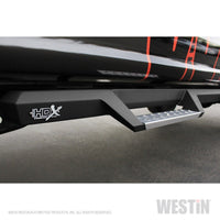 Westin/HDX 17-18 Ford F-250/350 Crew Cab (6.75ft Bed) Stainless Drop Nerf Step Bars - Textured Black - Mammoth Racing -