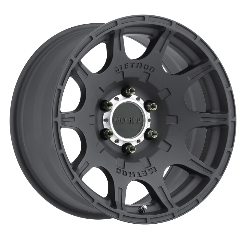 Method Mr308 Roost 17x8.5 0mm Offset 6x135 87mm CB Matte Black Wheel - Mammoth Racing -
