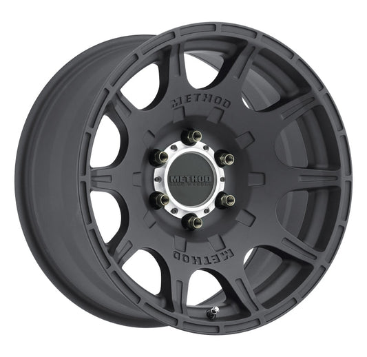 Method Mr308 Roost 17x8.5 0mm Offset 6x135 87mm CB Matte Black Wheel - Mammoth Racing -