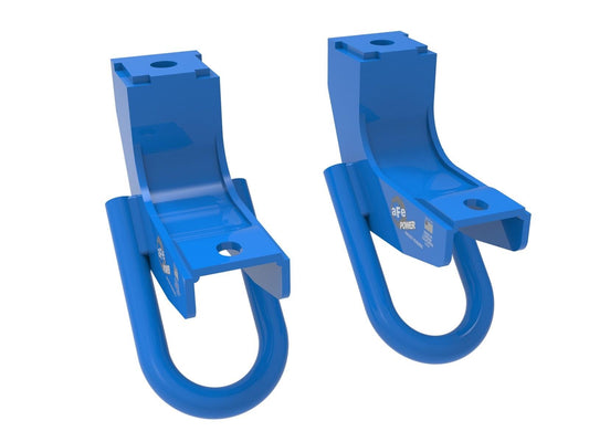 aFe Toyota Tundra 2022 V6-3.5L (tt) Front Tow Hook Blue - Mammoth Racing -