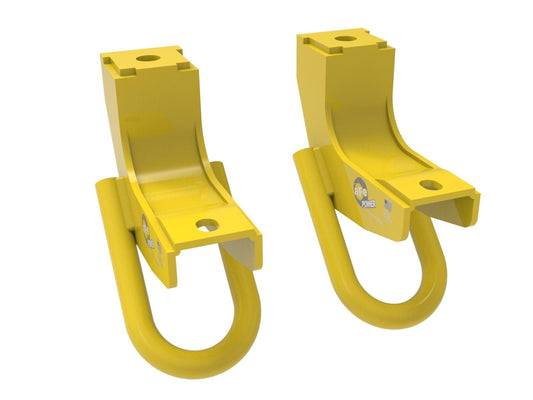 aFe Toyota Tundra 2022 V6-3.5L (tt) Front Tow Hook Yellow - Mammoth Racing -