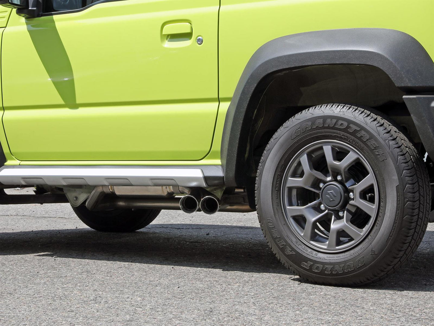 aFe 18-21 Suzuki Jimny Takeda 2-1/4in. 304 SS Cat-Back Exhaust w/ Blk Tip - Mammoth Racing -
