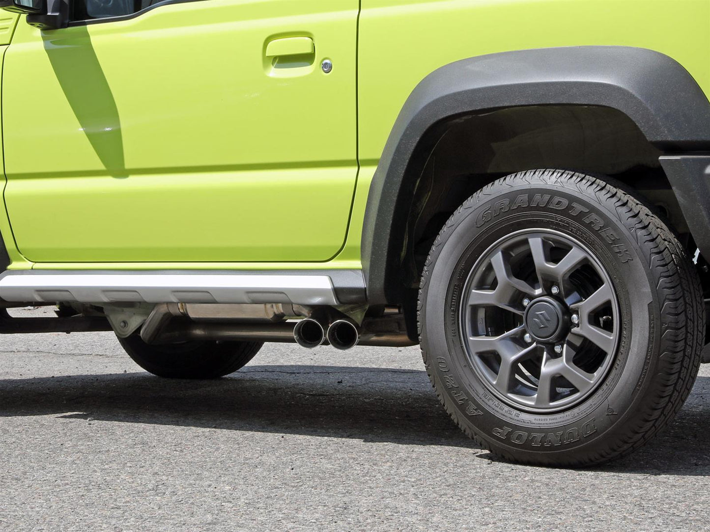 aFe 18-21 Suzuki Jimny Takeda 2-1/4in. 304 SS Cat-Back Exhaust w/ Blk Tip - Mammoth Racing -