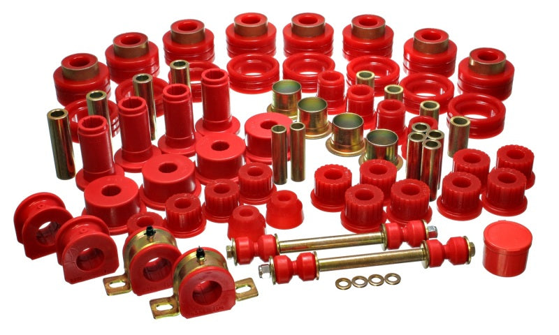 Energy Suspension 94-01 Dodge Ram 1500 2WD / 94-02 Ram 2500/3500 2WD Red Hyper-flex Master Bushing S - Mammoth Racing -