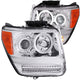 ANZO 2007-2012 Dodge Nitro Projector Headlights w/ Halo Chrome (CCFL) G2 - Mammoth Racing -